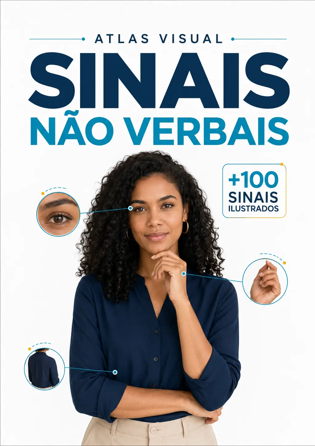 Capa do Atlas Visual com +100 sinais ilustrados