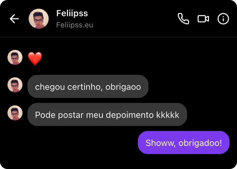 Depoimento de Felipss sobre o acesso